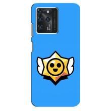 Бампер (ТПУ) с принтом Brawl Stars на Гугл Пиксель 2 ХЛ – Значок