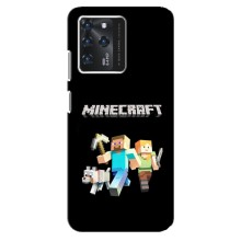 Чохол Майнкрафт на Google Pixel 2 XL (AlphaPrint) Minecraft (герої Minecraft)
