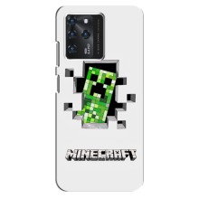 Чохол Майнкрафт на Google Pixel 2 XL (AlphaPrint) Minecraft (кріпер Майнкрафт)