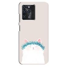 Чехол на тематику: Коты для Google Pixel 2 XL – Белый котик