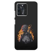Чохол з картинкою "Герой Pubg" на Google Pixel 2 XL – В полум'ї