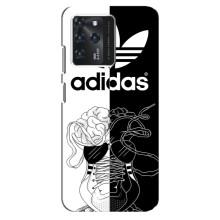 Чохол с стилі "Адідас" для Гугл Піксель 2ХЛ – Adidas шнурки