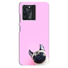 Бампер для Google Pixel 2 XL з картинкою "Песики" – Собака на рожевому