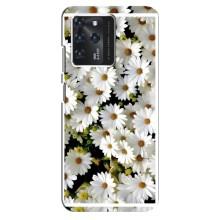 Чохол з ромашками на Google Pixel 2 XL – Рамка в ромашках