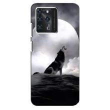 Чохол з Вовком на Google Pixel 2 XL – Вовк і місяць