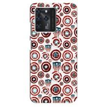 Чехол с Щитом Капитана Америки на Google Pixel 2 XL – Марвел щиты