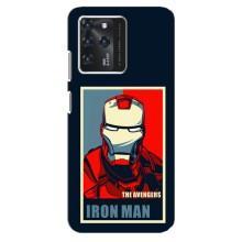 Чехол Супергерой Железный человек на Google Pixel 2 XL – Art Iron man