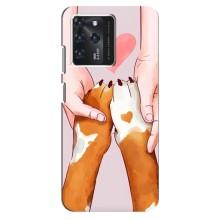 Чехол (ТПУ) Милые собачки для Google Pixel 2 XL – Любовь к собакам