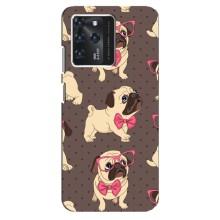 Чехол (ТПУ) Милые собачки для Google Pixel 2 XL – Собачки Мопсики