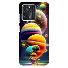 Чехол (ТПУ) с планетами на Google Pixel 2 XL – Солнечна система