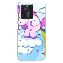 Чехол Unicorn на Google Pixel 2 XL – Радуга единорожка