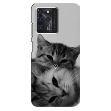 Чехол с рисунком кот на Google Pixel 2 XL (Пара котов)