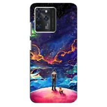 Космічні Чохли для Гугл Піксель 2 ХЛ (VPrint) (Вид Галактики)