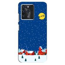 Силиконовый бампер на рождество для Google Pixel 2 XL – Город в снегу
