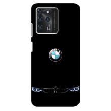 Силиконовый бампер с картинкой машины на Google Pixel 2 XL (Черный BMW)