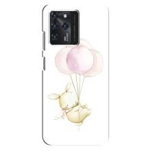 Силіконовий бампер з картинкою звірів для Google Pixel 2 XL – Кролик та кульки