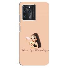 Силиконовый Чехол на Google Pixel 2 XL с картинкой Стильных Девушек – С собакой