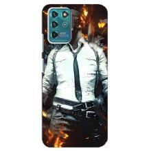 Силиконовый чехол с картинкой "Герой Pubg" на Google Pixel 2 – Man Пубг