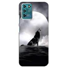 Чехол с Волком на Google Pixel 2 – Волк и луна