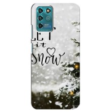 Новогодние, Праздничные Чехлы для Google Pixel 2 - 2024 год (Let it snow)