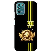 Чехол (TPU) с картинкой "Лого Пабг" на Гугл Пиксель 3 (Лого PUPG)