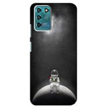 Силиконовый Чехол с принтом "Космонавты" на Google Pixel 2 – Космонавт романтик