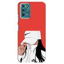 Силиконовый Чехол на Google Pixel 2 с картинкой Стильных Девушек – Девушка Nike