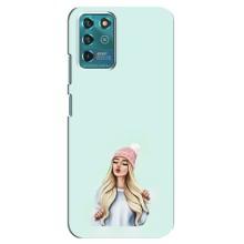 Силиконовый Чехол на Google Pixel 2 с картинкой Стильных Девушек – В шапке