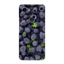 Чехлы с Фруктами для Google Pixel 3 XL (VPrint) (Ежевика)