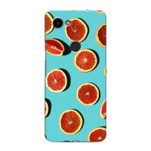 Чехлы с Фруктами для Google Pixel 3 XL (VPrint) (Грейпфрут)