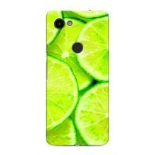 Чехлы с Фруктами для Google Pixel 3 XL (VPrint) (Лайм)