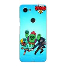 Чехлы Brawl Stars для Google Pixel 3 XL (AlphaPrint)