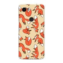 Чехлы с картинкой Лисички для Google Pixel 3 XL (VPrint) (Лисички)