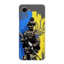Чехлы с картинкой ЗСУ для Google Pixel 3 XL (AlphaPrint) (АРТ солдат)