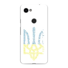 Чохли для Google Pixel 3 XL Укр. Символіка (AlphaPrint) (Герб з букв)