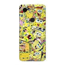 Чохол Губка Боб для Гугл Піксель 3 XL – Емоції Спан Боба