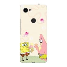 Чохол Губка Боб для Гугл Піксель 3 XL – Патрік і Боб