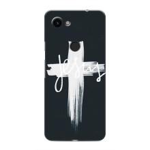 Чехол для Google Pixel 3 XL (AlphaPrint) - (Христианские) (Иисус)