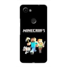 Чехол Майнкрафт на Google Pixel 3 XL (AlphaPrint) Minecraft