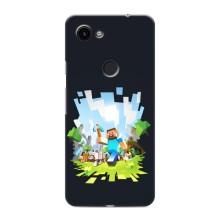 Чехол Майнкрафт на Google Pixel 3 XL (AlphaPrint) Minecraft