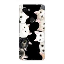 Чохол на Гугл Піксель 3 XL з Котиками (VPrint) (Погляд котиків)