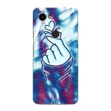 Чехол с принтом для Google Pixel 3 XL (AlphaPrint - Знак сердечка)