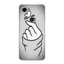 Чехол с принтом для Google Pixel 3 XL (AlphaPrint - Знак сердечка)