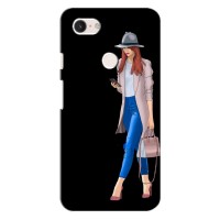 Чехол с картинкой Модные Девчонки Google Pixel 3 XL – Девушка со смартфоном