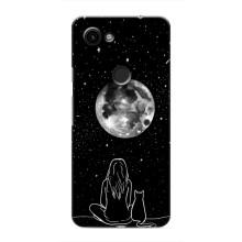 Чохол з малюнком кіт на Google Pixel 3 XL (Дівчина з котом)
