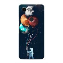 Космические Чехлы для Гугл Пиксель 3 Хл (VPrint) (Планеты шарики)
