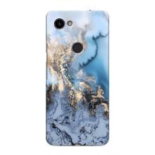 Мраморный чехол на Google Pixel 3 XL (VPrint) (Нежный мрамор)