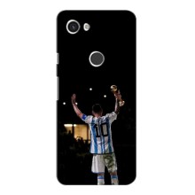 Чехлы Лео Месси Аргентина для Google Pixel 3a XL (Лео Чемпион)