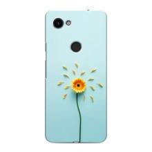 Чохли з квітами для Google Pixel 3a XL (VPrint) (Жовта квітка)