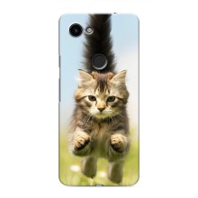 Чохли з Котиками для Google Pixel 3a XL (VPrint) (Прижок кота)